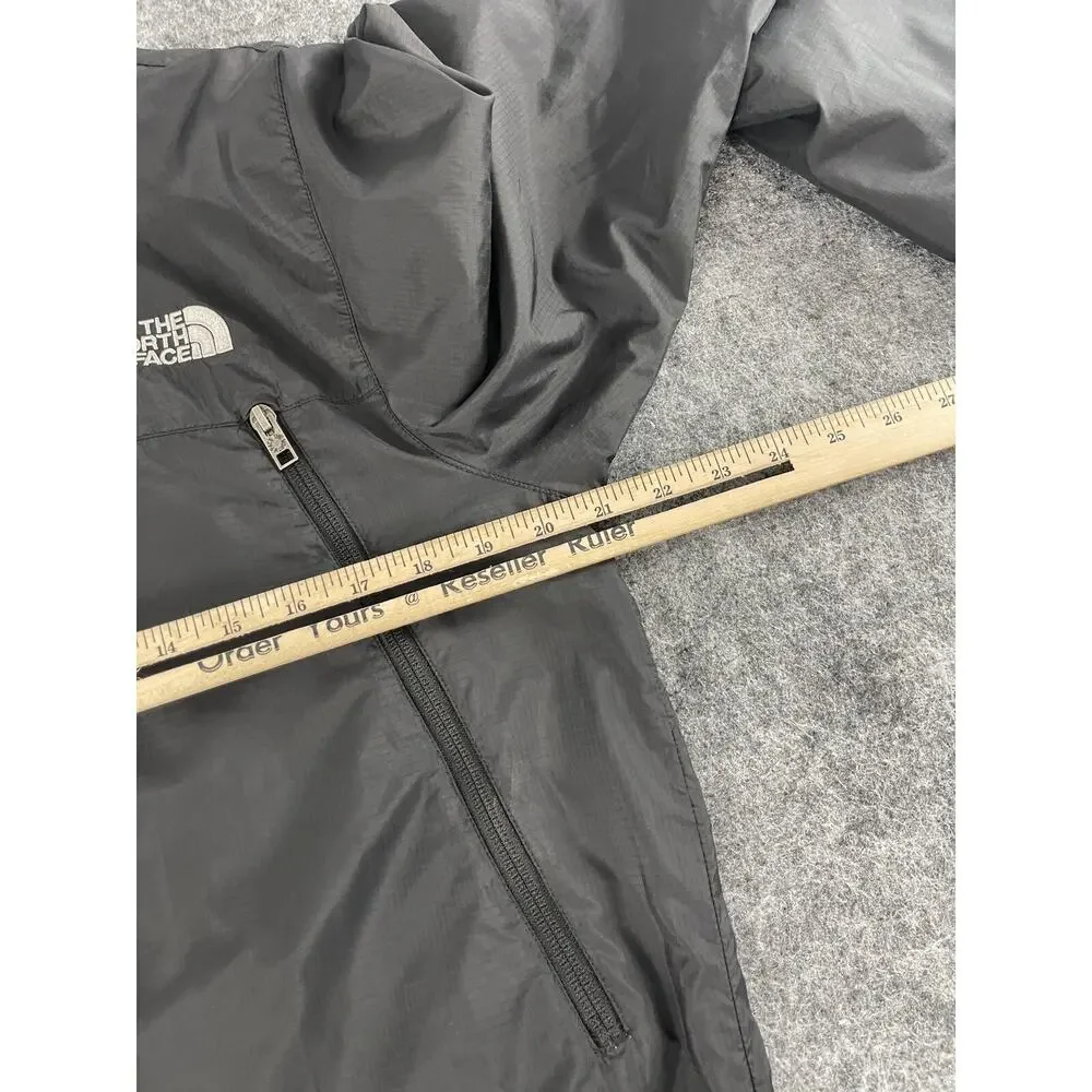 The North Face Jacket Mens Medium Black Windbreaker Full Zip Coat N251